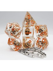 Foam Brain Laughing Skull RPG Dice Set