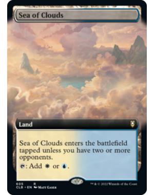 Magic: The Gathering Sea of Clouds (Extended Art) (605) Lightly Played