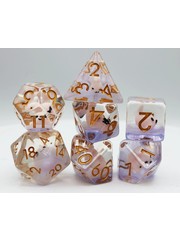 Foam Brain Pink Seal RPG Dice Set