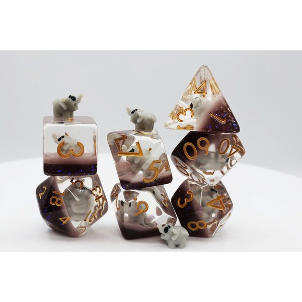 Foam Brain Elephant RPG Dice Set