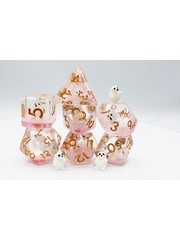 Foam Brain Pink Polar Bear RPG Dice Set