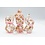 Foam Brain Pink Polar Bear RPG Dice Set