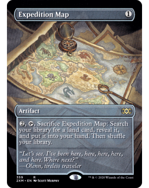 Magic: The Gathering Expedition Map (Borderless) (359) Lightly Played