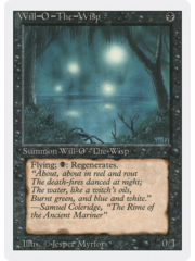 Magic: The Gathering Will-o'-the-Wisp (137) Heavily Played
