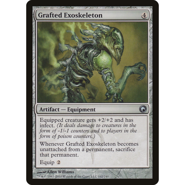 Magic: The Gathering Grafted Exoskeleton (162) Heavily Played