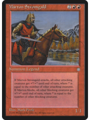 Magic: The Gathering Márton Stromgald (199) Heavily Played