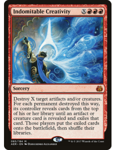 Magic: The Gathering Indomitable Creativity (085) Lightly Played
