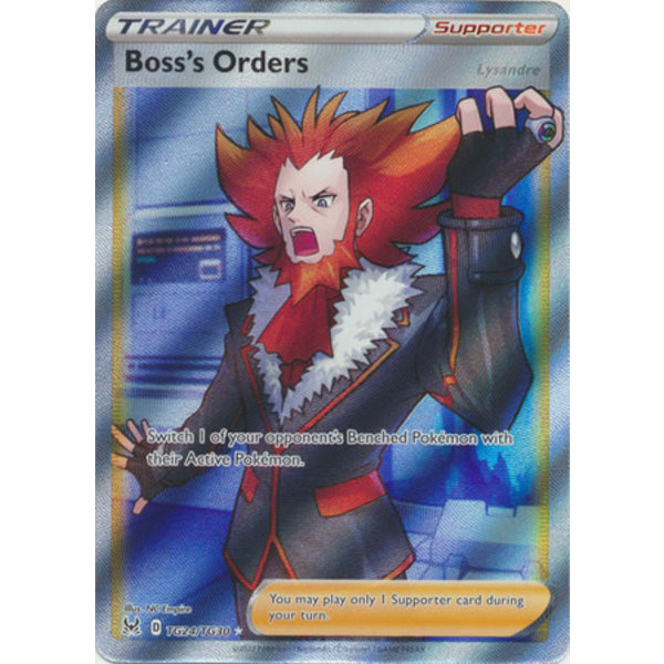 Pokemon Boss's Orders (TG24) Near Mint Holfoil