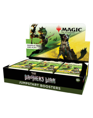 Magic: The Gathering The Brothers' War - Jumpstart Booster Display