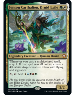 Magic: The Gathering Jenson Carthalion, Druid Exile (003) Lightly Played Foil