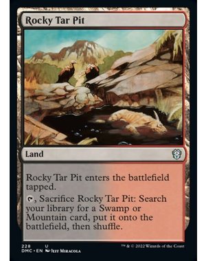 Magic: The Gathering Rocky Tar Pit (228) Near Mint