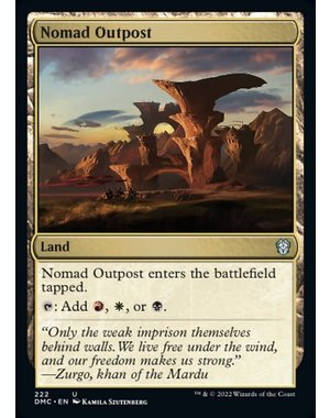 Magic: The Gathering Nomad Outpost (222) Near Mint