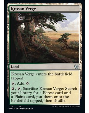 Magic: The Gathering Krosan Verge (216) Near Mint