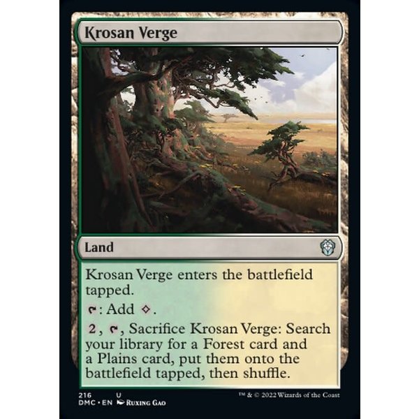 Magic: The Gathering Krosan Verge (216) Near Mint