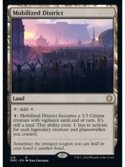 Magic: The Gathering Mobilized District (218) Near Mint