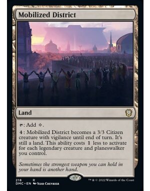 Magic: The Gathering Mobilized District (218) Near Mint