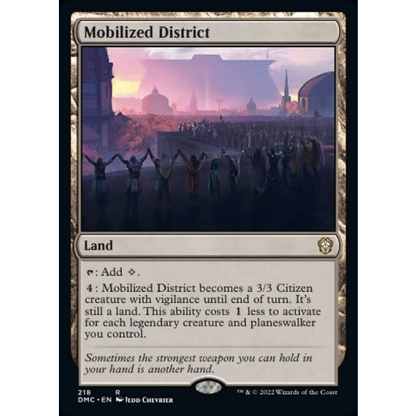 Magic: The Gathering Mobilized District (218) Near Mint