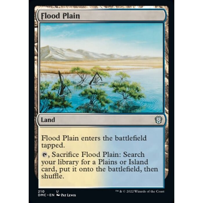 Magic: The Gathering Flood Plain (210) Near Mint