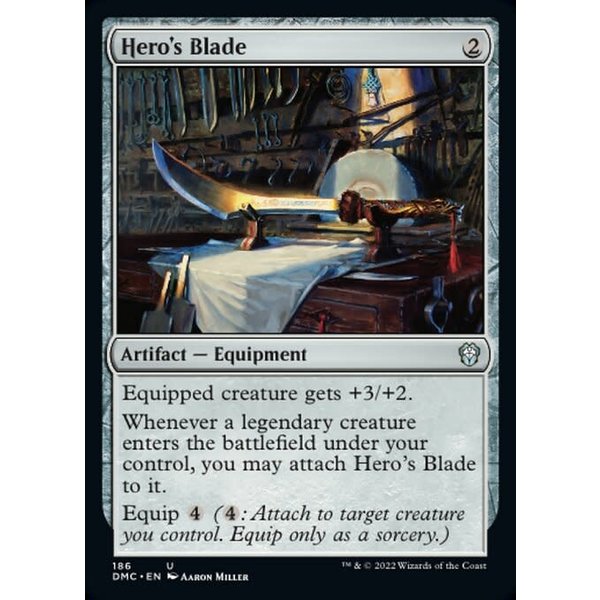Magic: The Gathering Hero's Blade (186) Near Mint