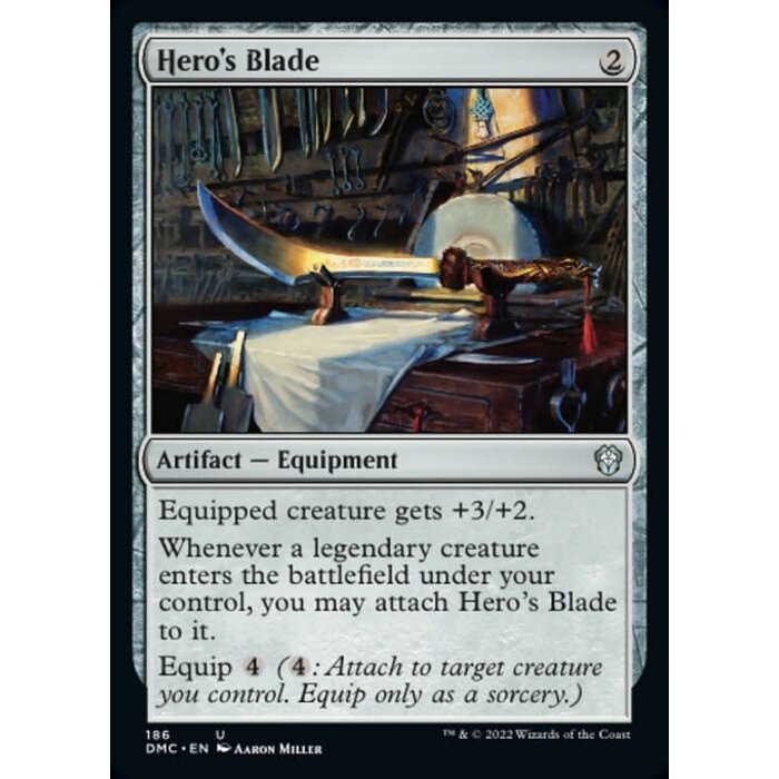 Magic: The Gathering Hero's Blade (186) Near Mint