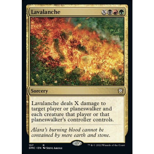 Magic: The Gathering Lavalanche (157) Near Mint