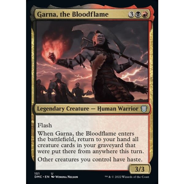 Magic: The Gathering Garna, the Bloodflame (151) Near Mint