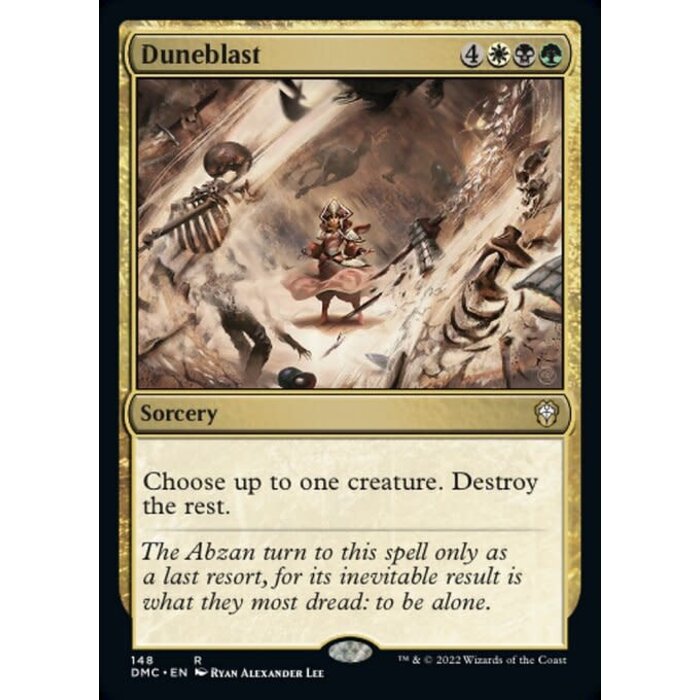 Magic: The Gathering Duneblast (148) Near Mint