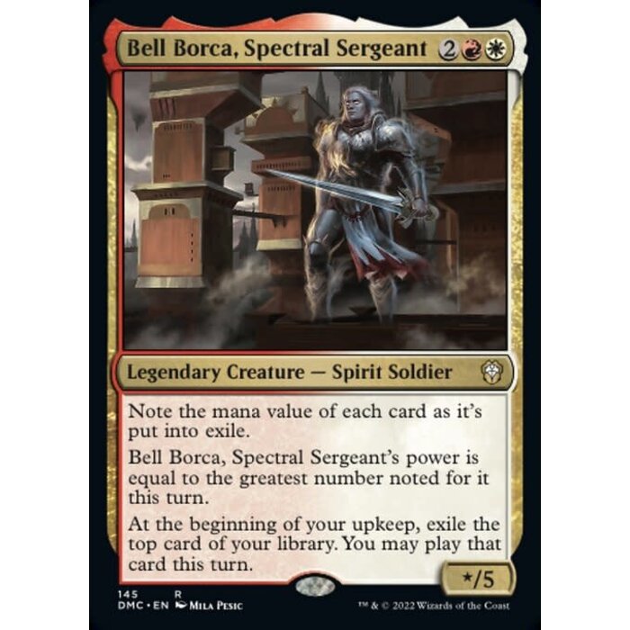 Magic: The Gathering Bell Borca, Spectral Sergeant (145) Near Mint