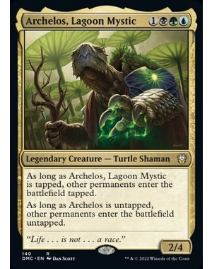 Magic: The Gathering Archelos, Lagoon Mystic (140) Near Mint