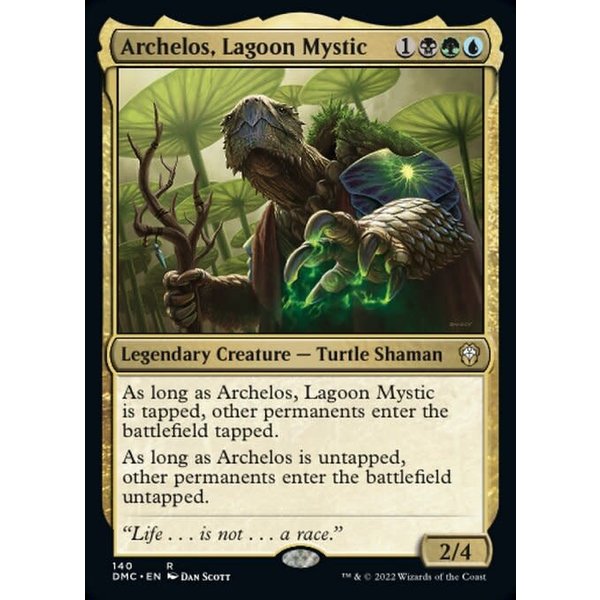 Magic: The Gathering Archelos, Lagoon Mystic (140) Near Mint