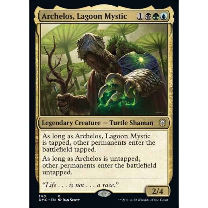 Magic: The Gathering Archelos, Lagoon Mystic (140) Near Mint