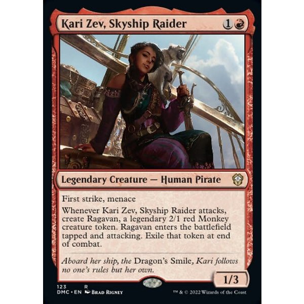 Magic: The Gathering Kari Zev, Skyship Raider (123) Near Mint