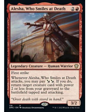 Magic: The Gathering Alesha, Who Smiles at Death (118) Near Mint