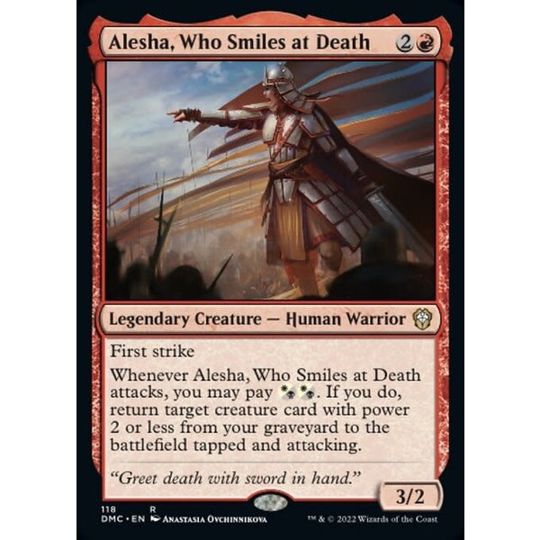 Magic: The Gathering Alesha, Who Smiles at Death (118) Near Mint