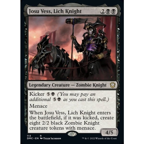 Magic: The Gathering Josu Vess, Lich Knight (113) Near Mint