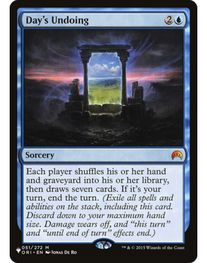 Magic: The Gathering Day's Undoing (051) Lightly Played