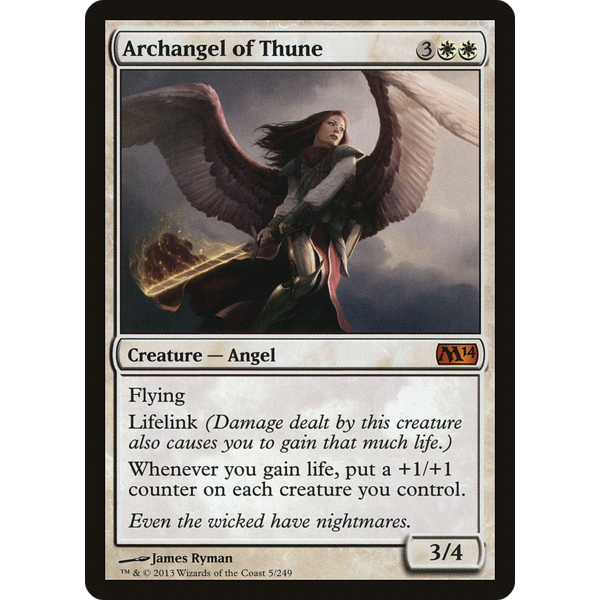 Magic: The Gathering Archangel of Thune (005) Lightly Played