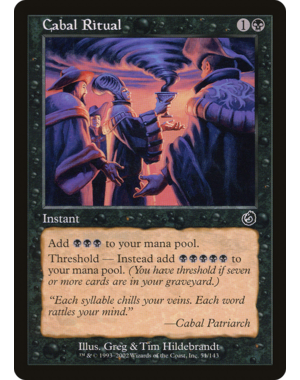 Magic: The Gathering Cabal Ritual (051) Lightly Played