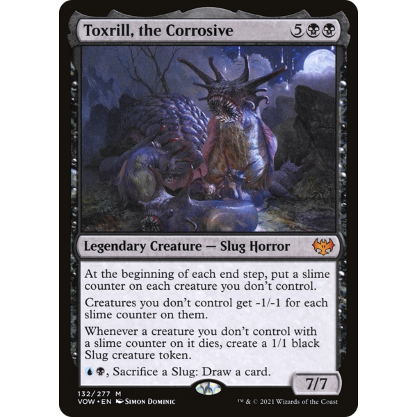 Magic: The Gathering Toxrill, the Corrosive (132) Lightly Played Foil