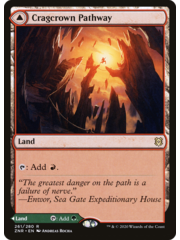 Magic: The Gathering Cragcrown Pathway (261) Lightly Played
