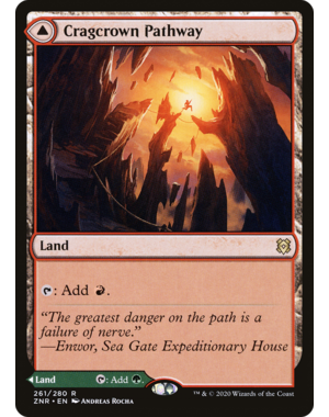 Magic: The Gathering Cragcrown Pathway (261) Lightly Played