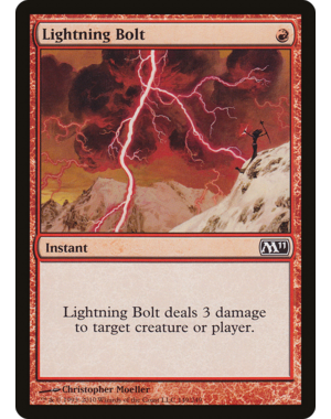 Magic: The Gathering Lightning Bolt (149) Moderately Played