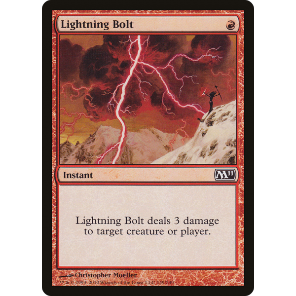 Magic: The Gathering Lightning Bolt (149) Moderately Played