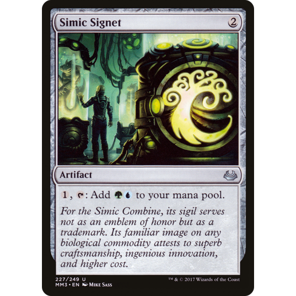 Magic: The Gathering Simic Signet (227) Lightly Played