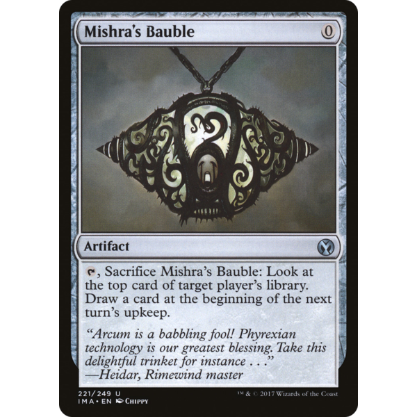Magic: The Gathering Mishra's Bauble (221) Lightly Played