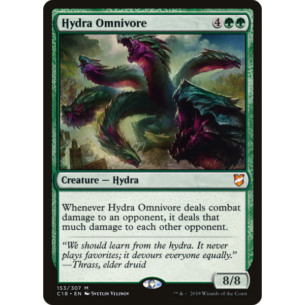 Magic: The Gathering Hydra Omnivore (153) Moderately Played