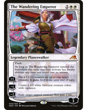 Magic: The Gathering The Wandering Emperor (042) Lightly Played Foil
