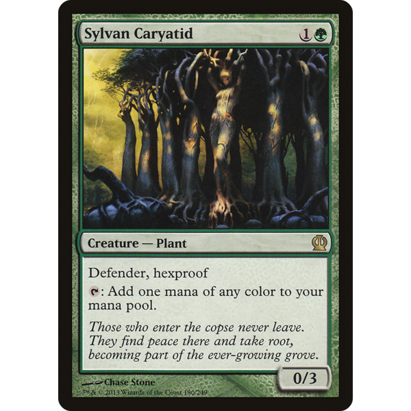 Magic: The Gathering Sylvan Caryatid (180) Lightly Played