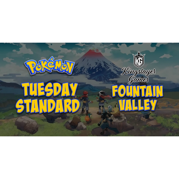 Event 12/6 Tuesday Standard Pokemon Fountain Valley