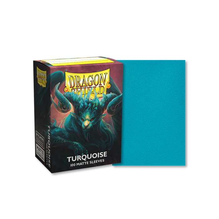 Arcane Tinmen Dragon Shield Turquoise Matte 100 Standard